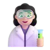 Woman Scientist Light Skin Tone